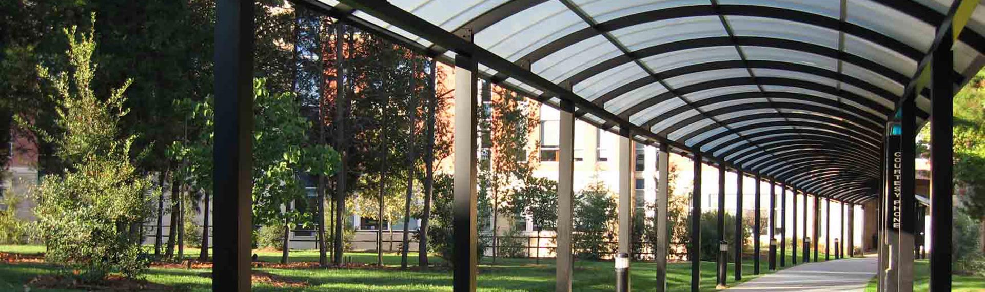 Clearspan canopy banner